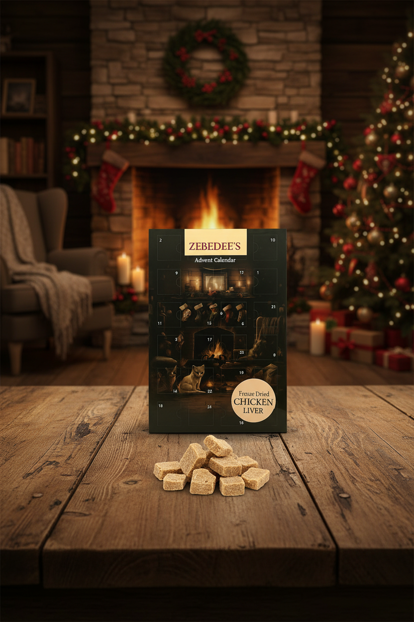 Zebedee Luxury Advent Calendar For Cats - Freeze Dried Chicken Liver