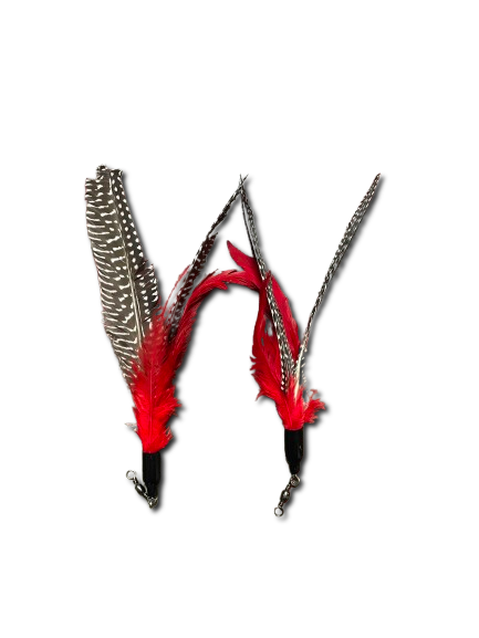 Interactive Cat Wand Toy with Real Feathers | Perfect for Playtime