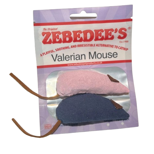 Zebedee's Valerian Mouse 2 pack