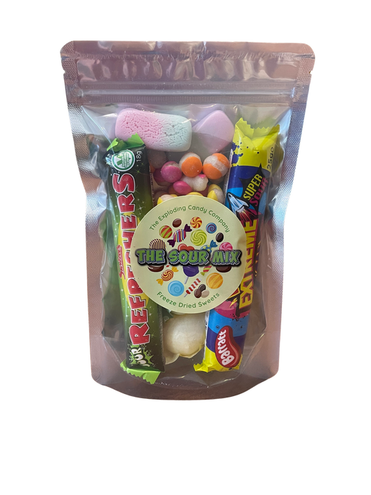 The Sour Shock Mix: The Ultimate Tangy Freeze-Dried Crunch Sweets