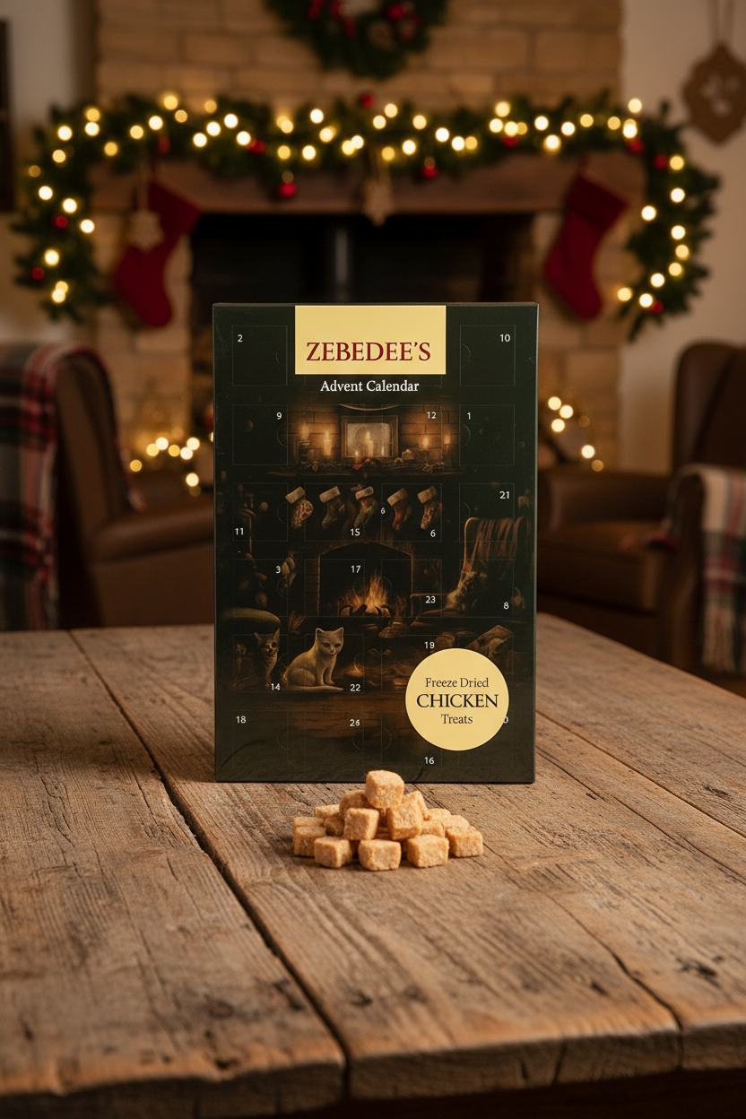 Zebedee Luxury Advent Calendar For Cats - Freeze Dried Chicken