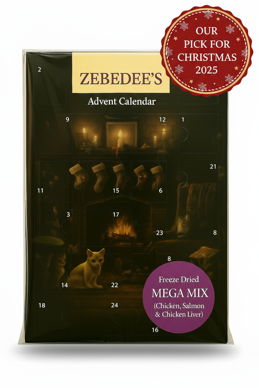 Zebedee Luxury Advent Calendar For Cats - Freeze Dried MEGA MIX