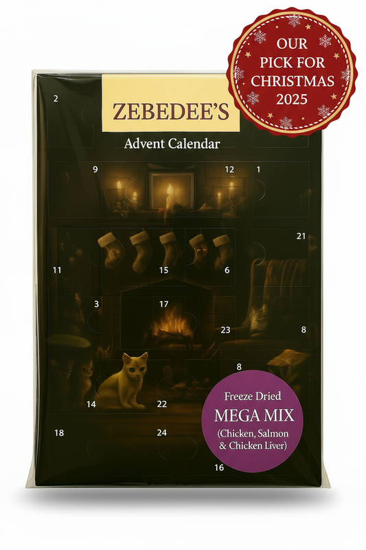 Zebedee Luxury Advent Calendar For Cats - Freeze Dried MEGA MIX